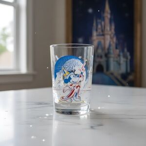 Vintage 1996 Walt Disney World 25th Anniversary “Sorcerer Mickey” Glass